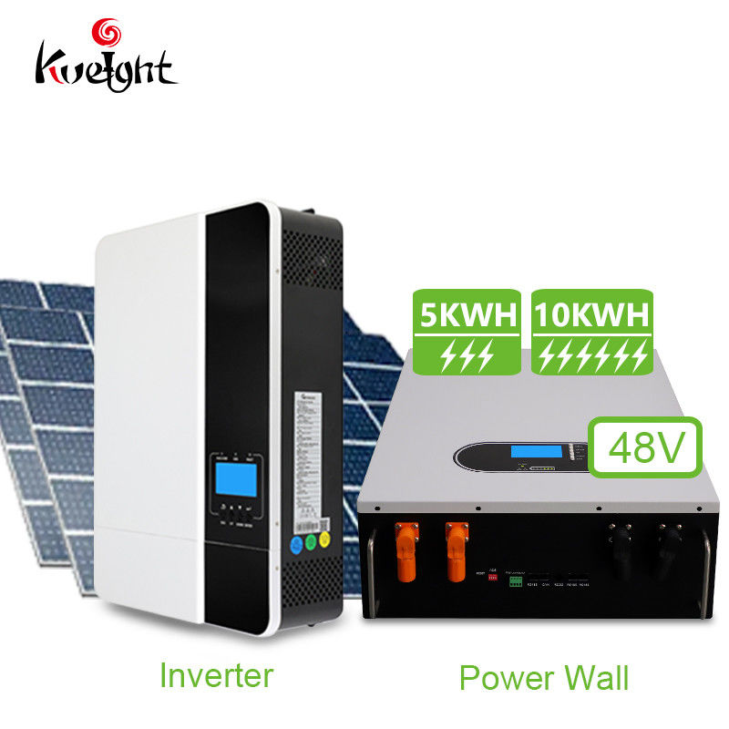 Kapalı Izgara Lityum Pil Sistemleri Ev 5kw Hepsi Bir Arada İnverter Güneş Enerjisi Sistemi