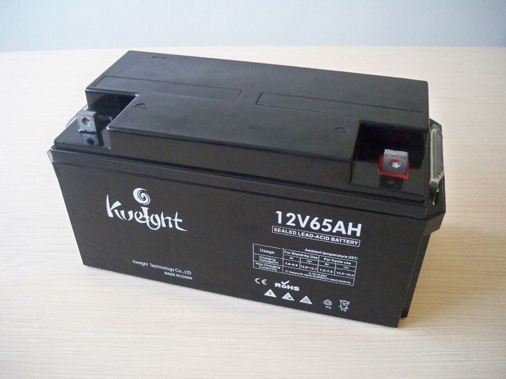 Ev 12v 65ah Jel Tipi Güneş Pili Ups Sokak Lambası İçin Derin Çevrim Aküsü