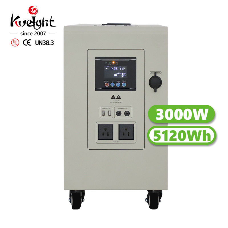 5Kw Hepsi Bir Arada Yüksek Güç Kaynağı ESS Güneş Sistemi Ev İçin Taşınabilir Güç Kaynağı Yedek Pil