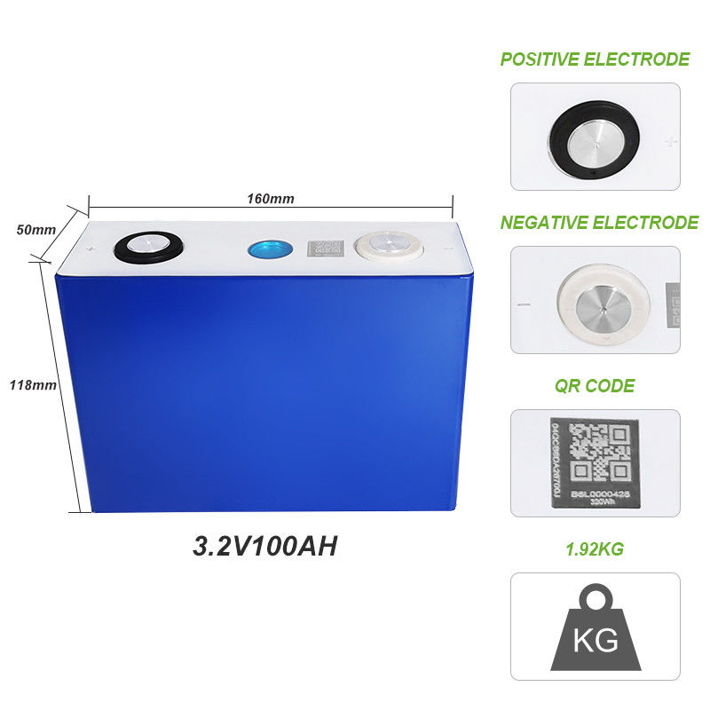 LF100M Golf Arabaları UPS Elektrikli El Aletleri Li-ion Piller LiFePO4 100Ah 3.2V Hücreler