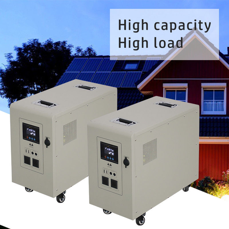 Taşınabilir 3kw Güneş Ev Güç İstasyonu MPPT Taşınabilir Güneş Enerjisi Sistemi İstasyonu