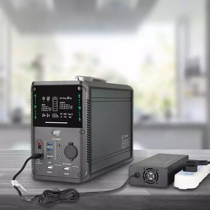 Kamp için Büyük 1000w Lifepo4 Taşınabilir Güç İstasyonu MPPT Güneş Jeneratörü